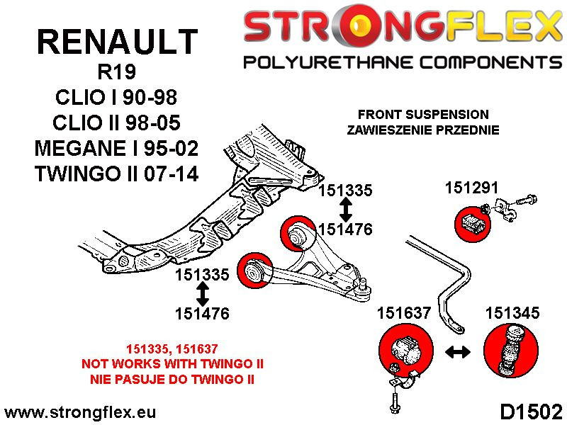Front Anti Rollenstange Außenmontage Sport