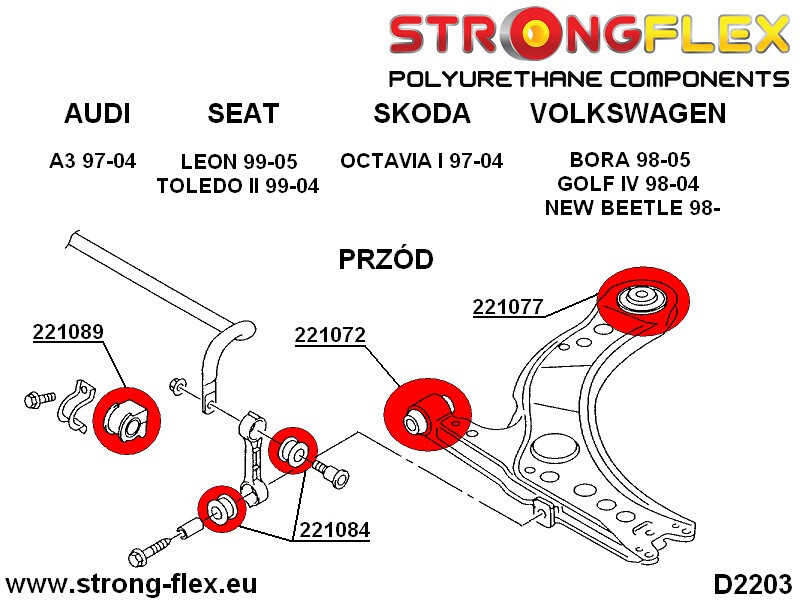 Anti-Rollbar-Link Bush Sport