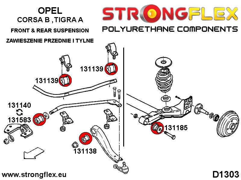 Frontbinderleiste an Chassis 58mm Sport