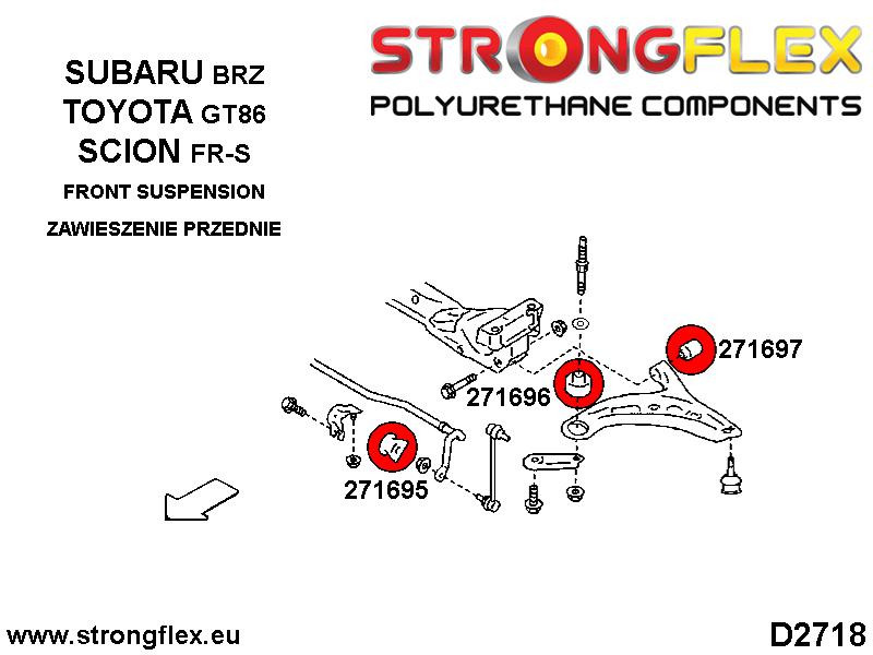 Front-Suspension Bush-Kit Sport