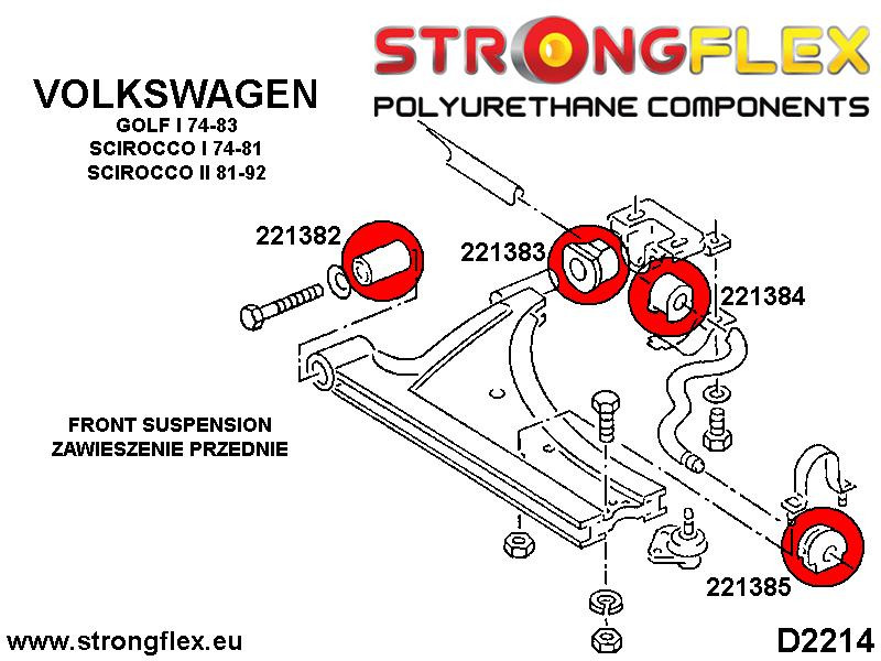 Front-Anti-Rollbar-Außenbuschsport