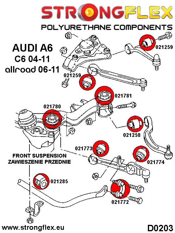 Front-Subframe - Hinterbuchse