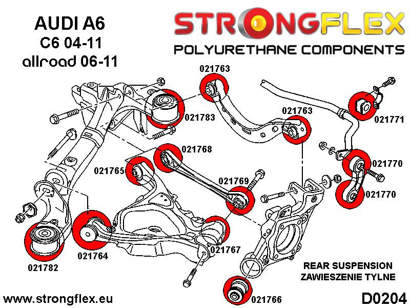 Hinterer Subframe - hinterer Busch