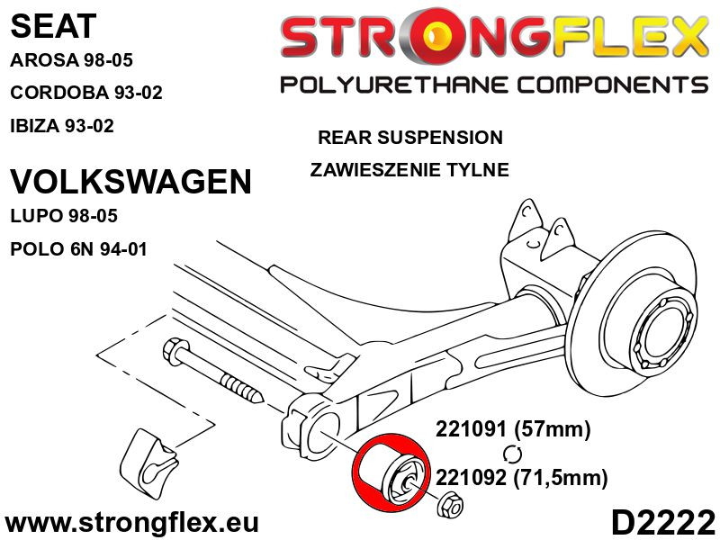 Hinterer Strahlbusch 71,5mm
