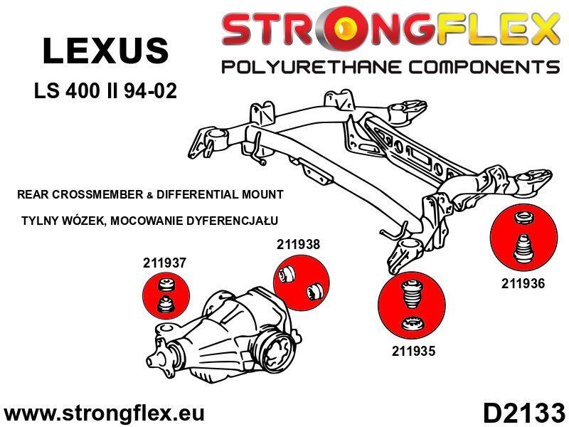 Hinterer Differential - Front Bush Sport