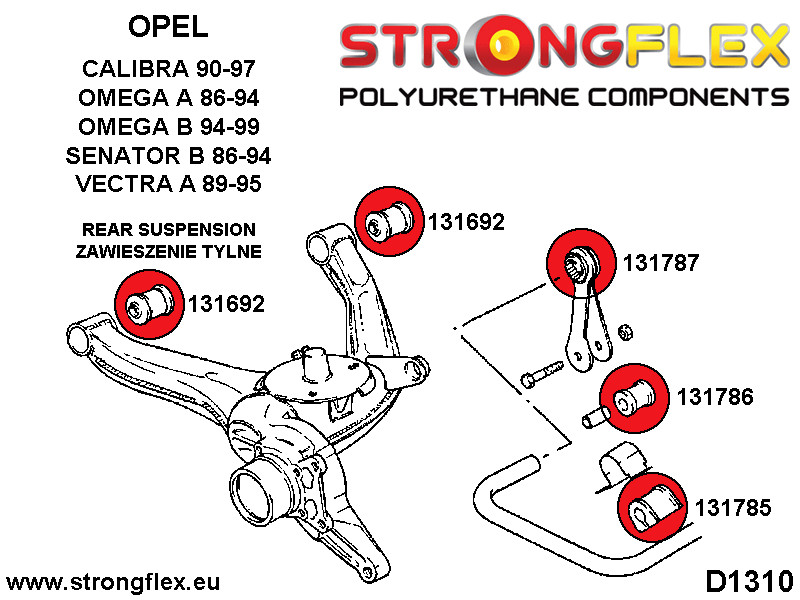 Hinterer Anti-Rollbar-Buschsport