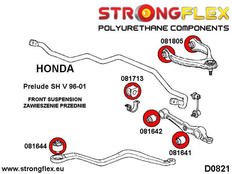 Front-Suspension Bush-Kit Sport