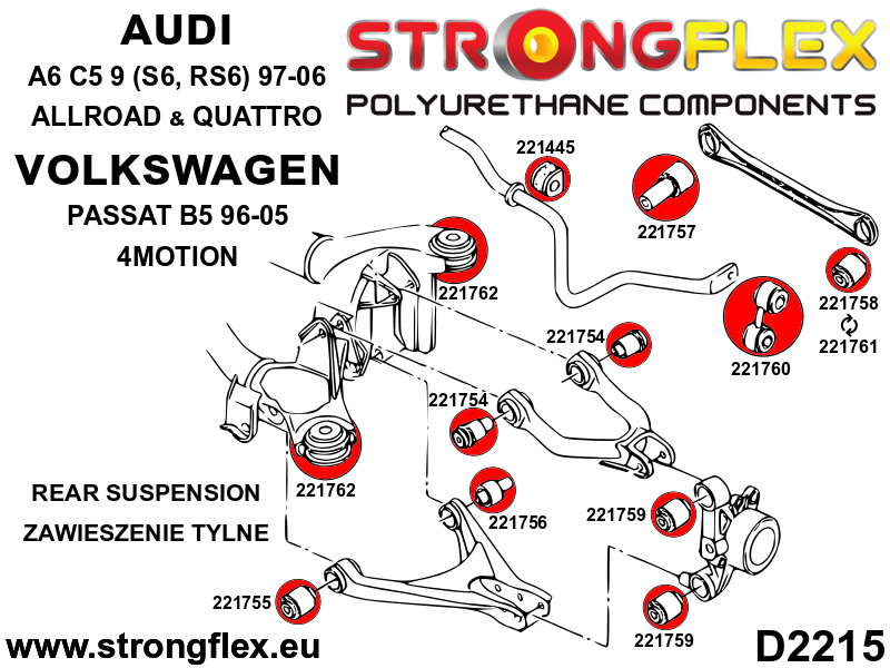 Hinterer Subframe-Busch
