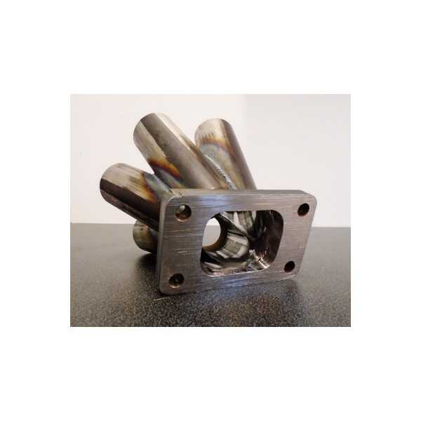 Merge Collector 6CYL Edelstahl 321L - T3 twin-entry