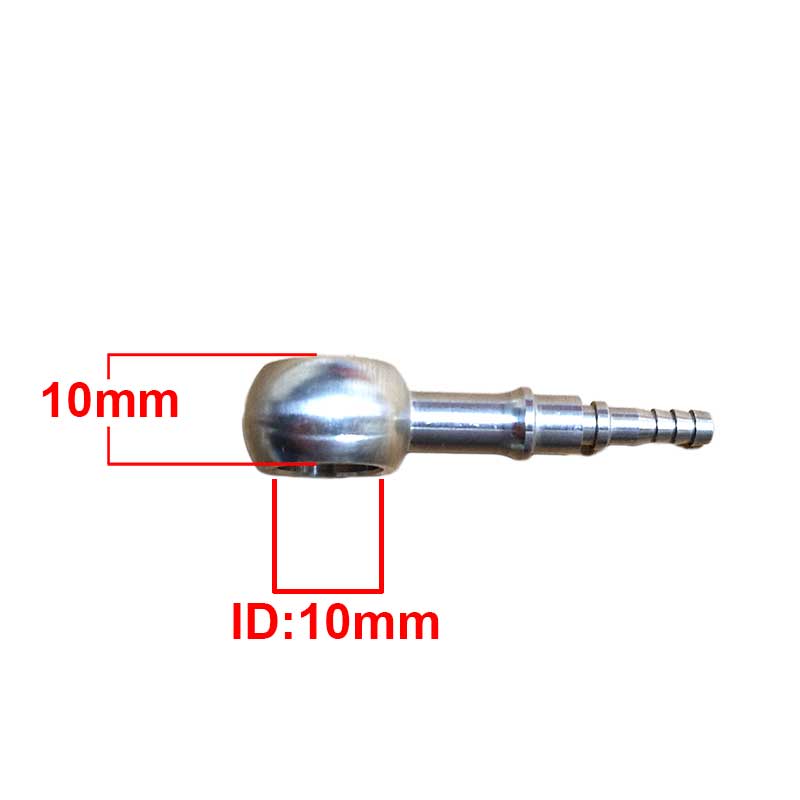 Banjo 10 mm gerader Edelstahl