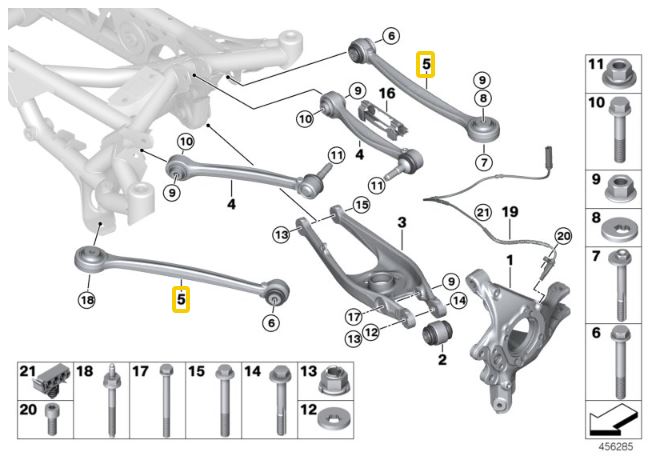 IRP Einstellbare Sturzarme Unten, Hinten BMW F87 M2, F80 M3, F83 M4 (Ver. 2)