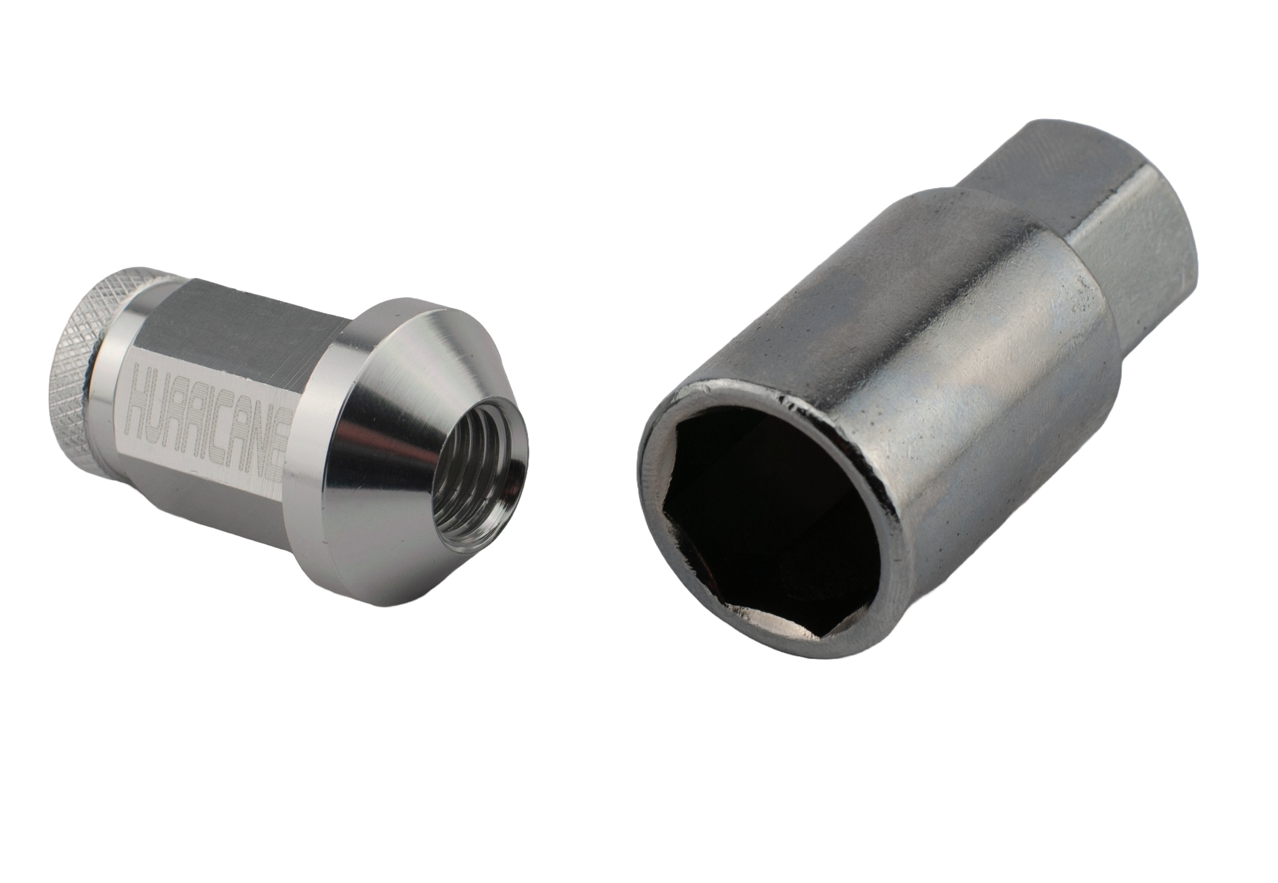 Radmutter Aluminium Silber M12x1,25 (39mm)