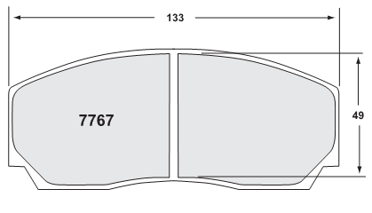 PFC08 CMPD 6 Kolben (K-Sport, D2, XYZ) -17mm