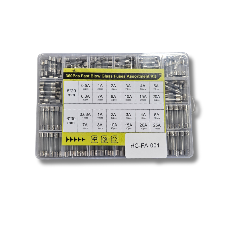 Glassicherungen Box 360 Stk