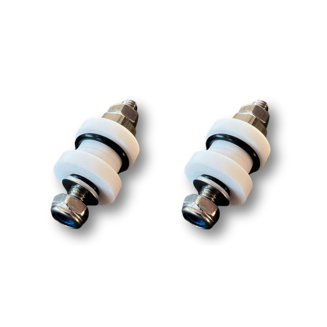 Bulkhead-Terminal + und -