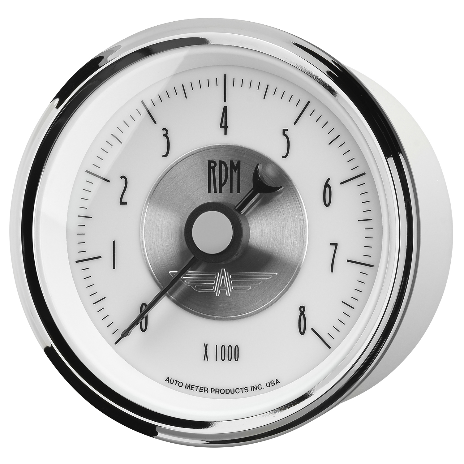 3-3/8" In-Dash Drehzahlmesser, 0-8,000 Rpm, Prestige Pearl
