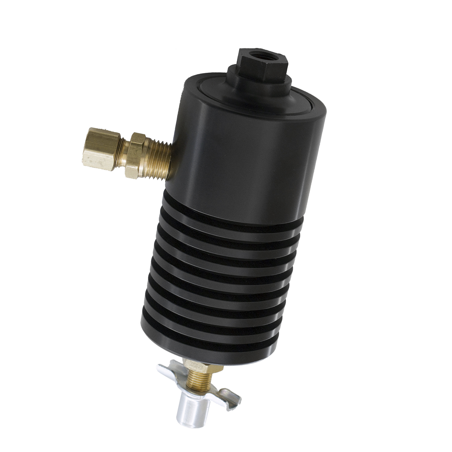 Particle Trap Kit, Abgasdruck, Aluminum, Black