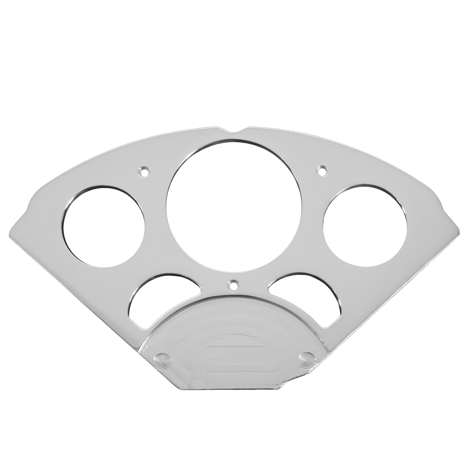 5-Instrumente Direktmontage-Armaturenbrett-Kit, Chevy Car 55-56, Old Tyme White