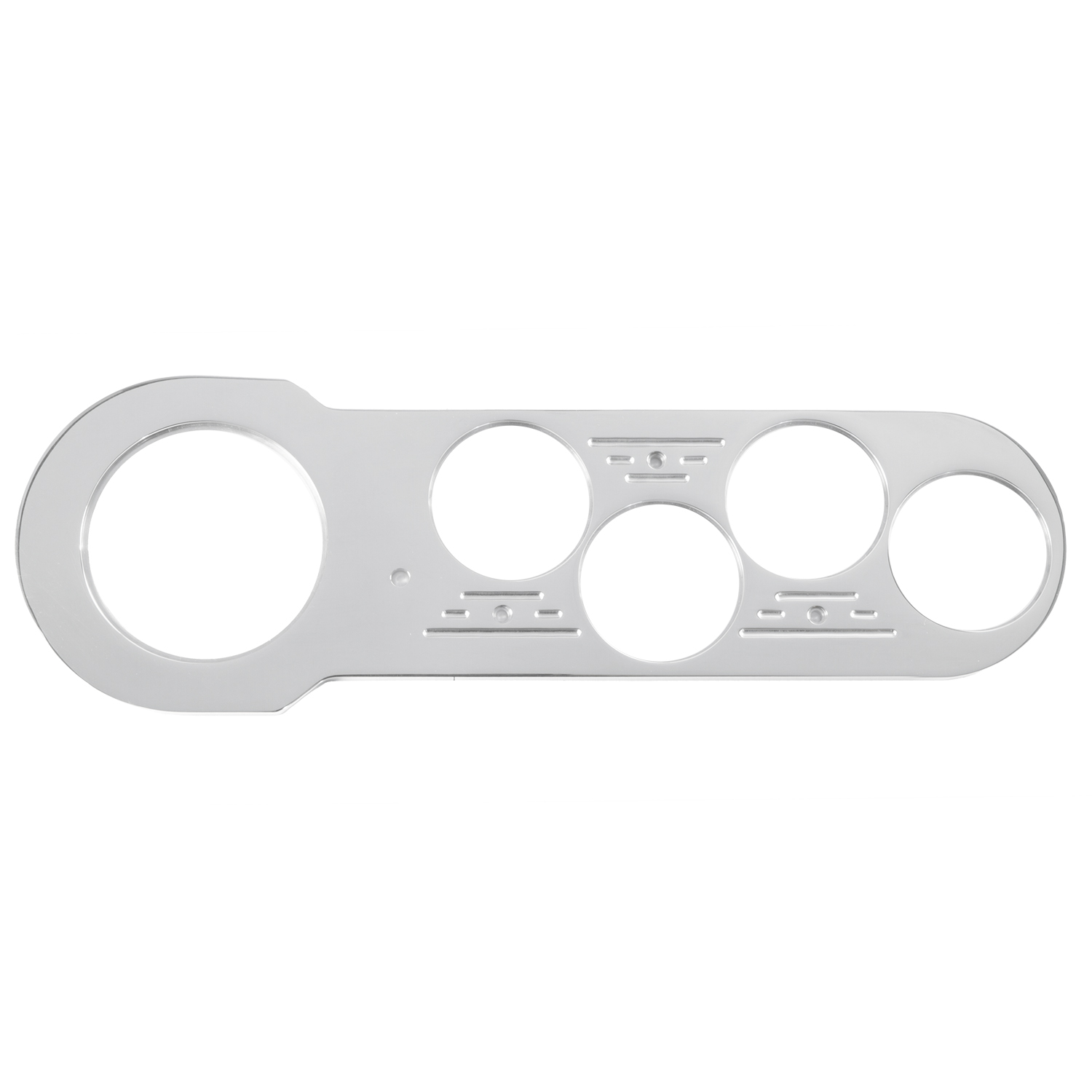 5-Instrumente Direktmontage-Armaturenbrett-Kit, Chevy Car 53-54, Old Tyme White