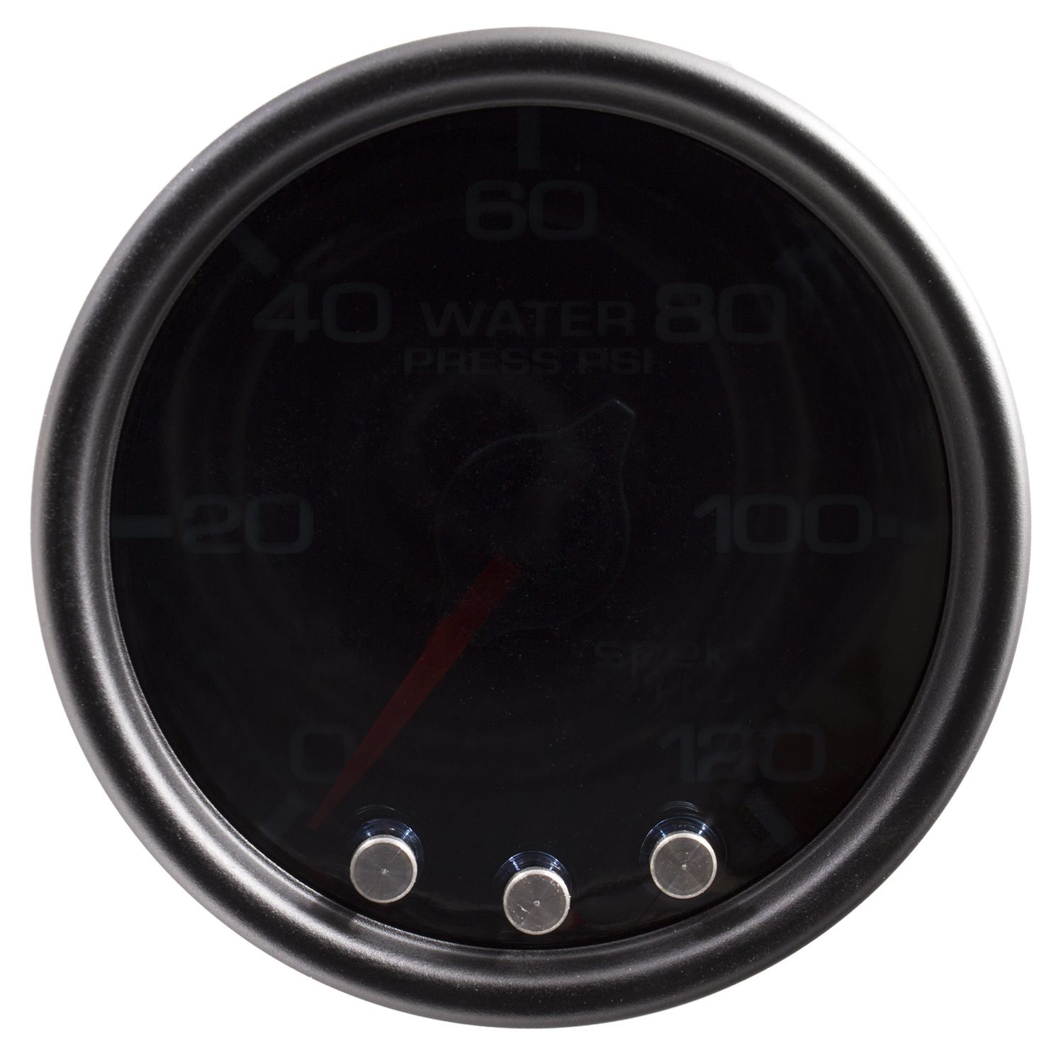 2-1/16" Wasserdruck, 0-120 Psi, Spek-Pro, Black/Black