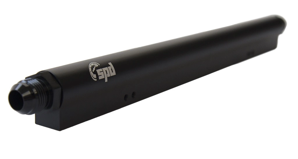 SPD Fuel Rail Einspritzleiste EVO 4G63 schwarz