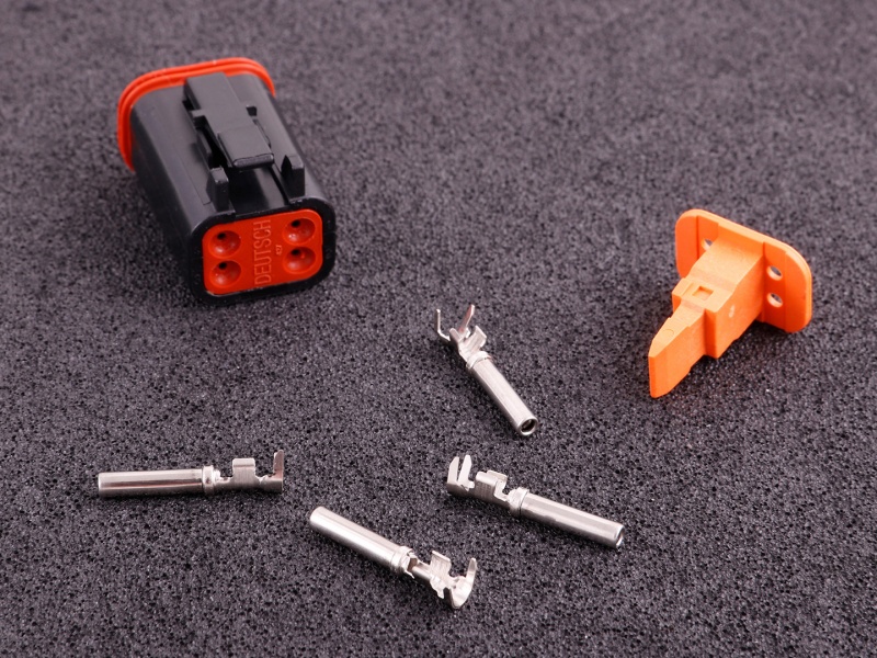 Stecker 4-Wege-Sockelgehäuse-DT-Serie
