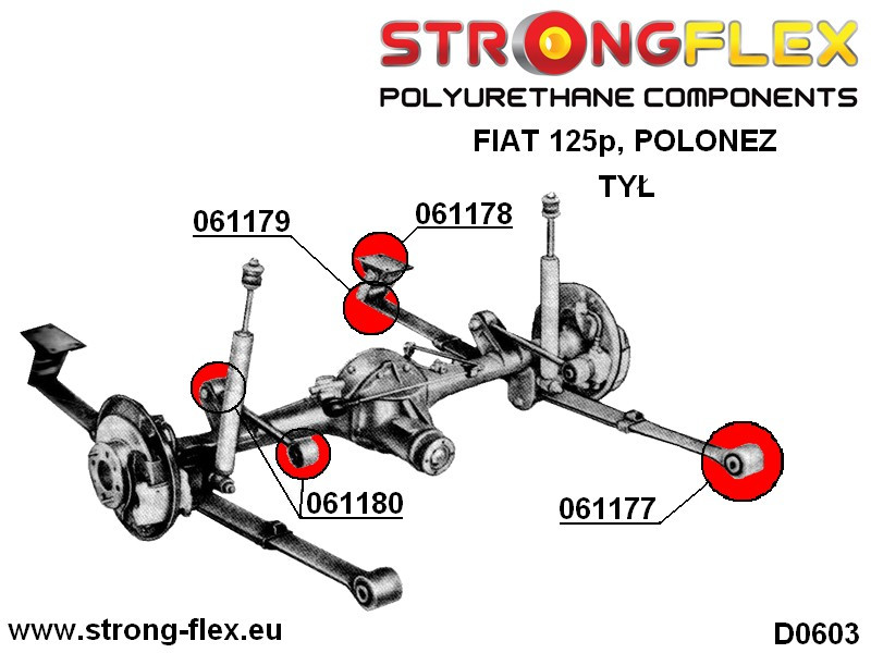 Hinterer Suspension Hinterer Spring Bush Sport