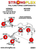 Vorderer niedrigerer Wishbone-Buschsport