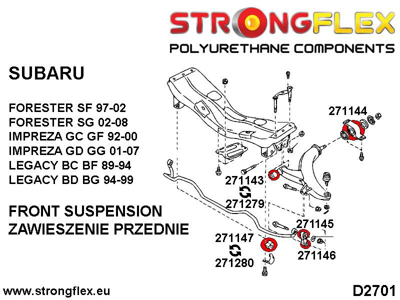Front Anti Roll Bar Bush Sport