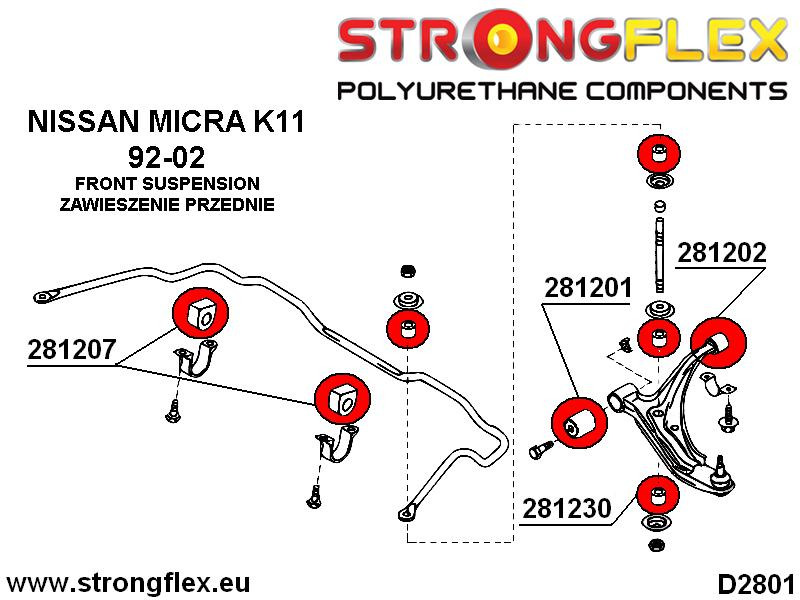 Anti-Rollbar-Link Bush Sport