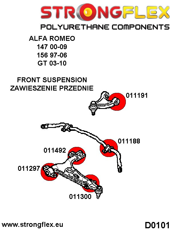 Front-Suspension Bush-Kit Sport
