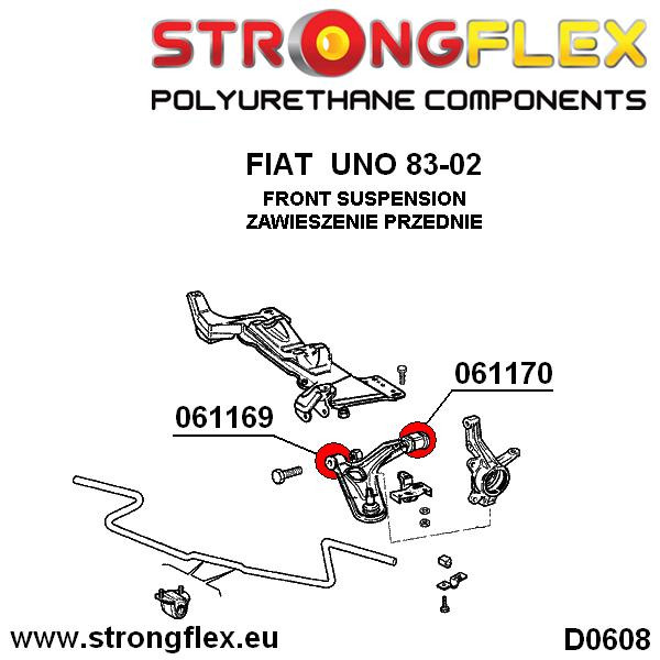 Front Wishbone Bushes Kit