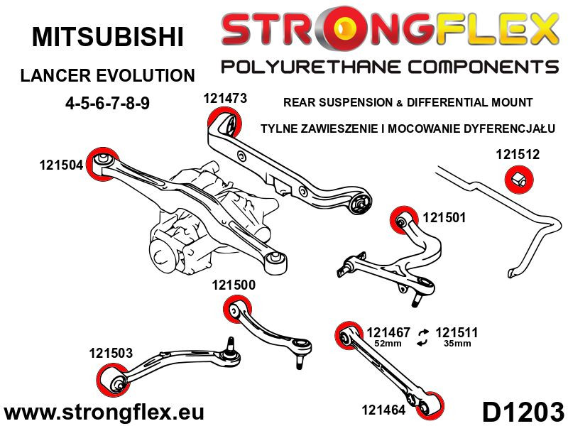 Hinterer Suspension Bush Kit Sport