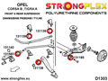 Front- und Rücksuspension Bush-Kit voll