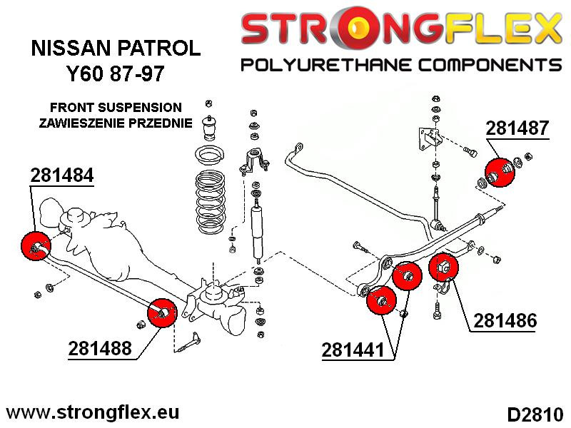 Front-Suspension Bush-Kit Sport