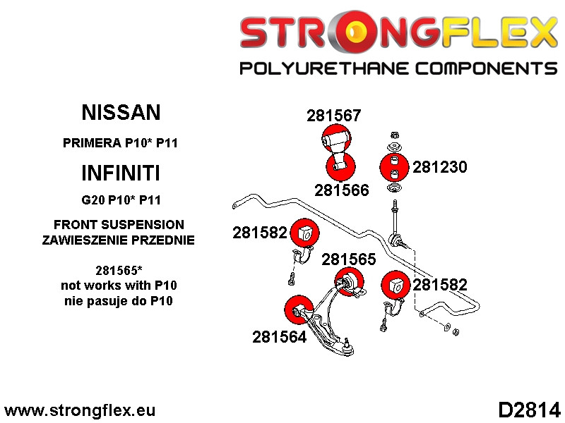 Front-Suspension Bush-Kit Sport