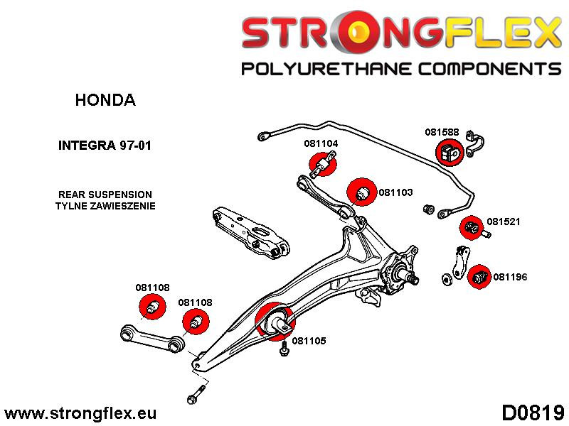 Hinterer Anti-Rollbar-Buschsport