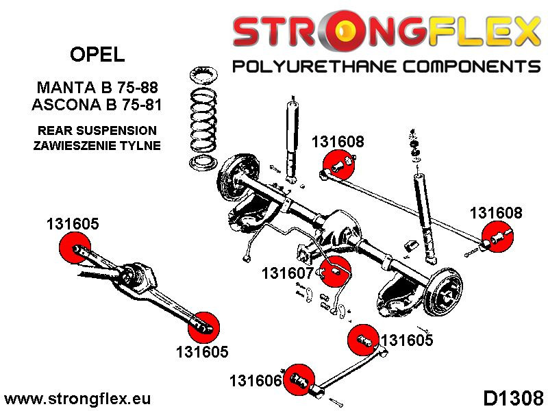 Hintere Panhard-Rod-Halterung