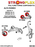 Vorderer unterer Arm-hinterer Busch 54mm Sport