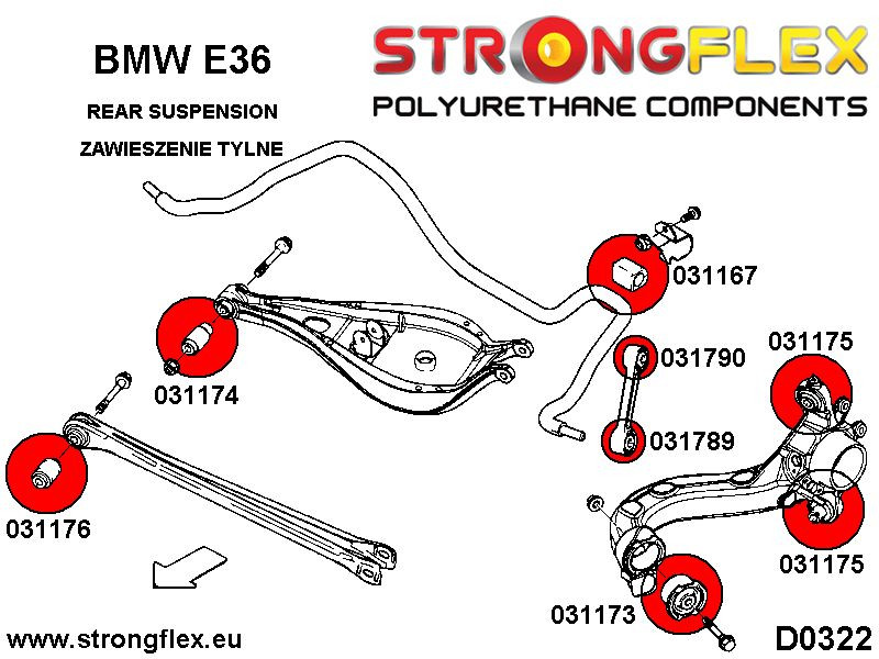 Hintere Anti-Rollbar-Link zum Arm Bush Sport