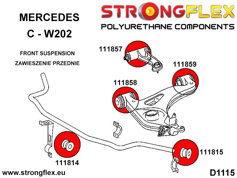 Front Anti Roll Bar - innerer Bush Sport