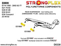 Hinterrad-Arm-Busch-Kit Exzentriker Sport