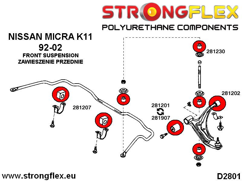 Frontbone-Frontbusch 26mm