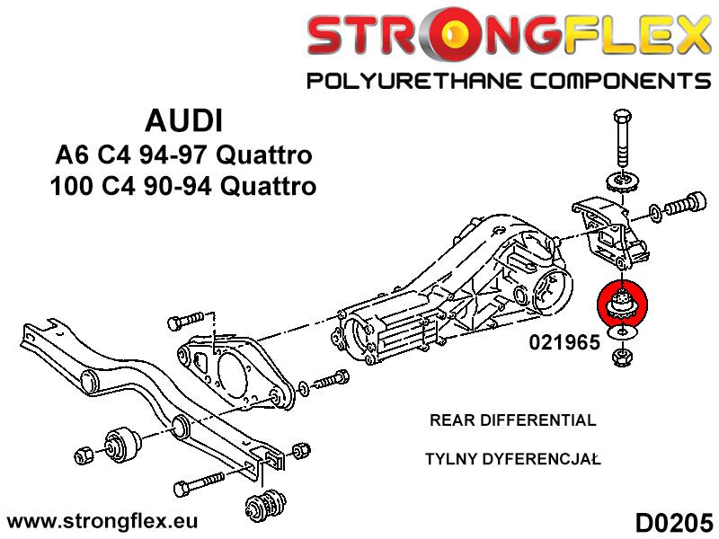 Hinterer Differential - hinterer Buschsport