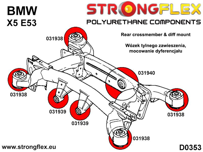 Heck-Subframe-Busch-Kit