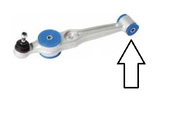 Saab 9-3 98-03 Front-Control-Armbuchsen, innerer Polyuretan