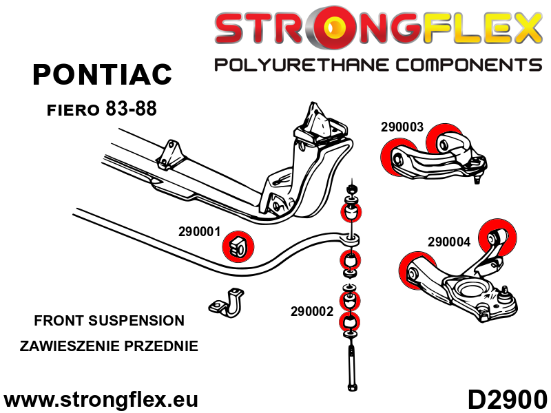 Front Anti Roll Bar Link Bush Sport