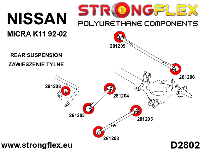 Hinterer Anti-Rollbar-Buschsport