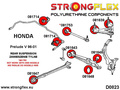 Hinterer Suspension Polyurethan Bush Kit Sport