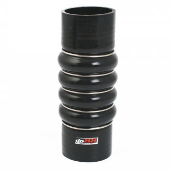 Silikonschlauch Black Flex Anschluss 4-Buckel 3" (76mm)